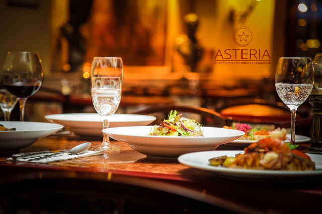 Speisekarte Asteria Berlin